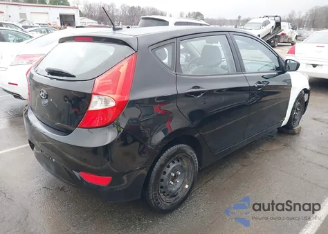 2014 Hyundai Accent Gs z USA, uszkodzony, nr VIN KMHCT5AE4EU193065